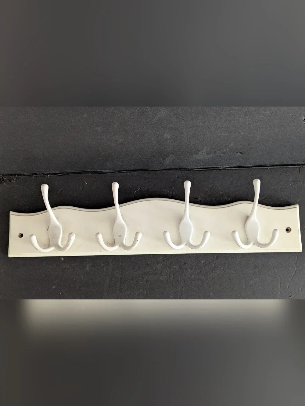 Shelves Wall Decor Rack White Wall Mounted Bundle Two 18 x 3.5